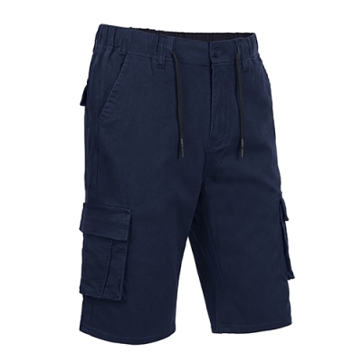Pantalón de Algodón en Color Marrón con Bolsillo Integrado